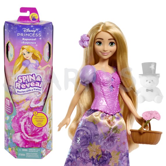 Disney Princess Spin and Reveal princezna zahradní party - Locika                    