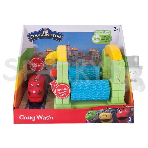 CHUGGINGTON - Mycí linka s mašinkou                    
