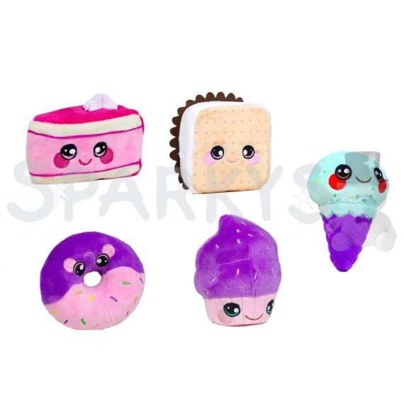 SQUEEZAMALS - Dezerty plyš 9 cm - více druhů                    
