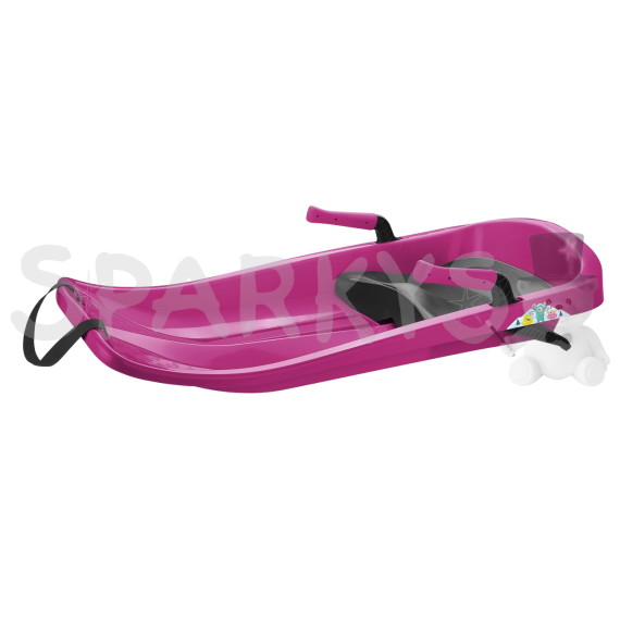PLASTKON - Boby Flash s brzdou - růžová                    