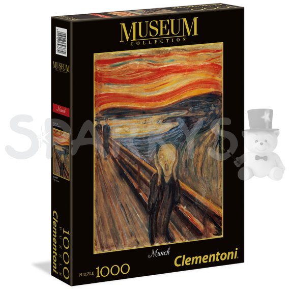 Clementoni - Puzzle Museum 1000 Munch - Křik                    