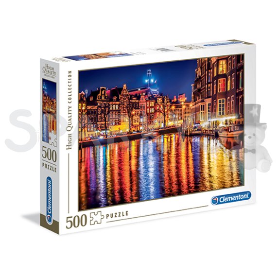 Clementoni - Puzzle 500 Amsterdam                    