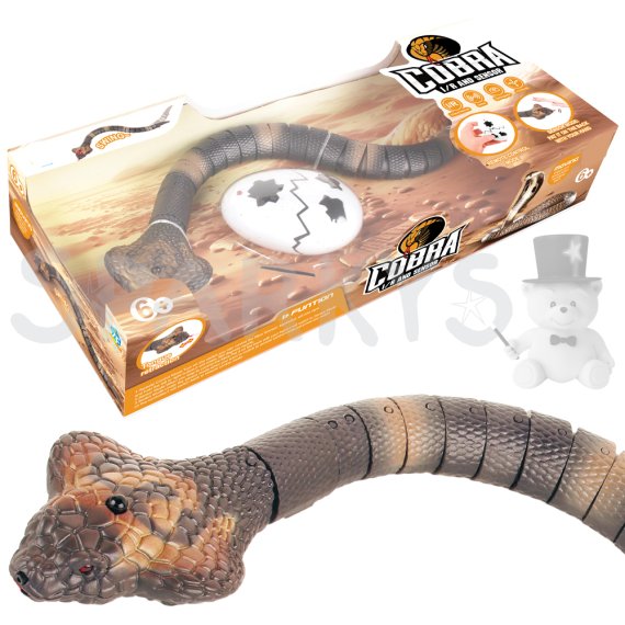 R/C Had Cobra s biomimikry a svítícími očima                    