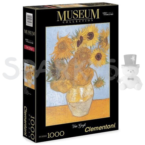 Clementoni - Puzzle Museum 1000 Van Gogh-Slunečnice                    