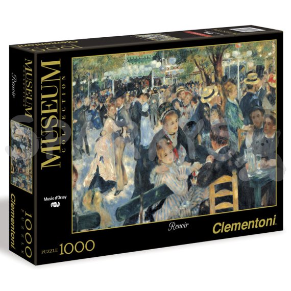 Clementoni - Puzzle Museum 1000 Renoir - Bal du Moulin de la Galette                    