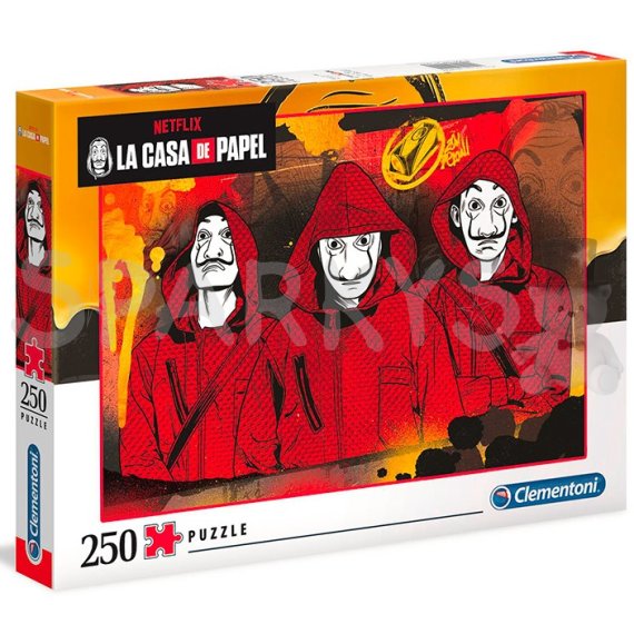 Clementoni - Puzzle 250 Netflix: Papírový dům                    