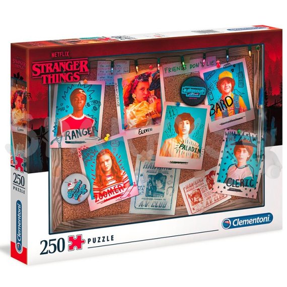 Clementoni - Puzzle 250 Stranger things                    