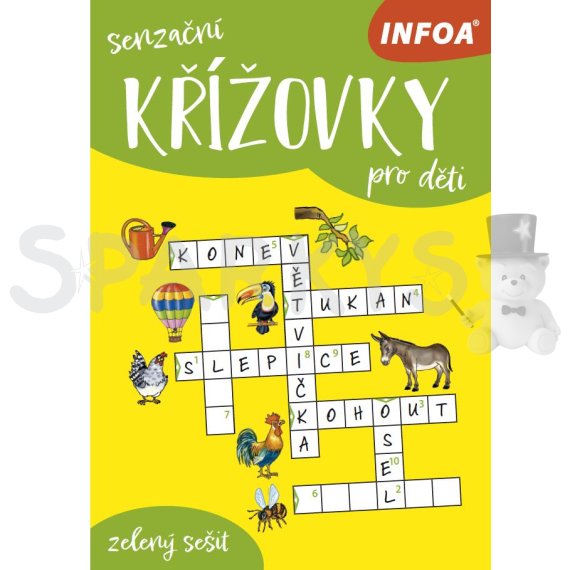 Senzační křížovky pro děti (zelené)                    