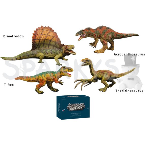 Dinosauří svět - figurka H04 4 druhy                    
