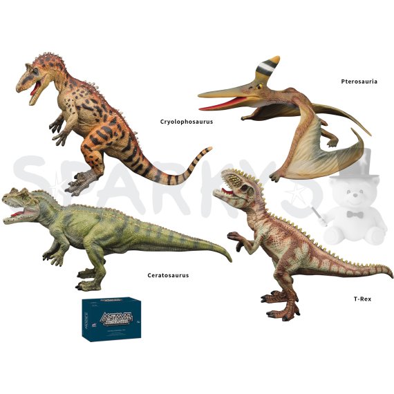 Dinosauří svět - figurka H05 4 druhy                    