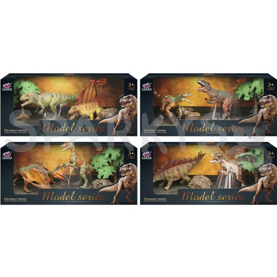 Dinosauří svět - Set dinosauřích figurek M7 4 druhy                    