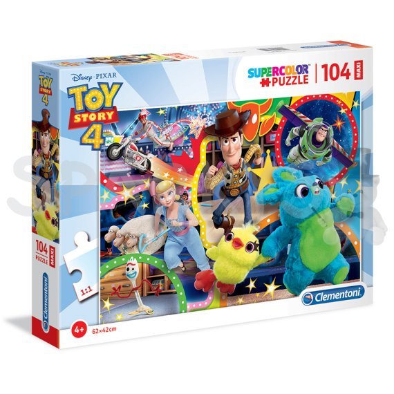 Clementoni - Puzzle Maxi 104 Toy Story 4                    