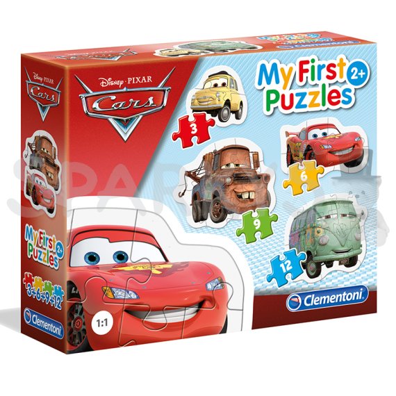 Clementoni - Puzzle 3+6+9+12 Disney Pixar CARS                    