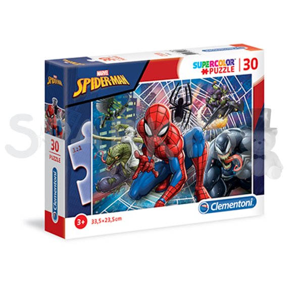 Clementoni - Puzzle Supercolor 30 Spider-Man                    