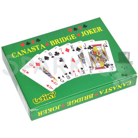 Karty Canasta - papír. krabička                    