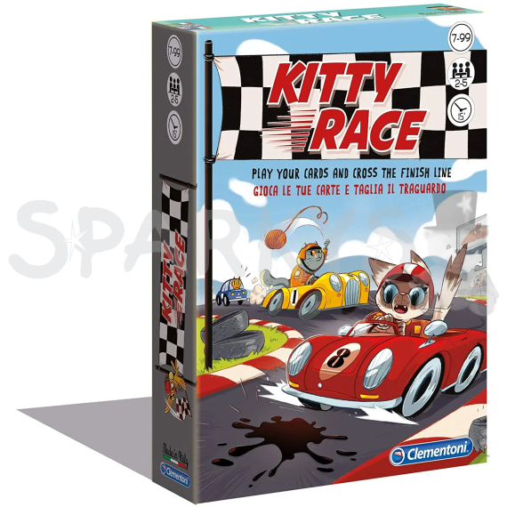 Clementoni - Karetní hra Kitty Race                    
