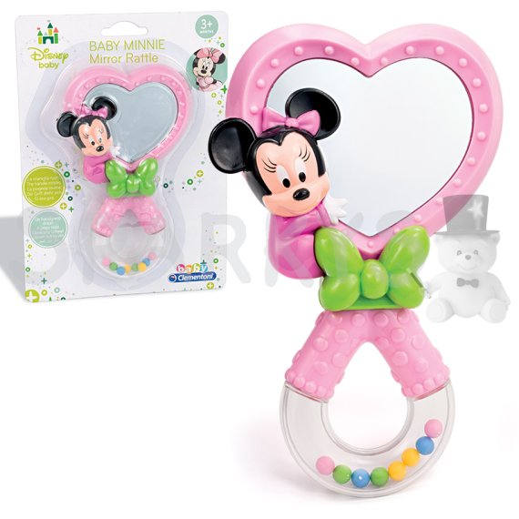 Baby Clementoni - Chrastítko zrcátko - Minnie                    