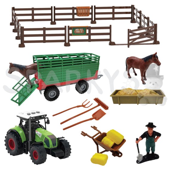 FARM SERVICE - Hrací set farma 41 ks se světly a zvuky                    