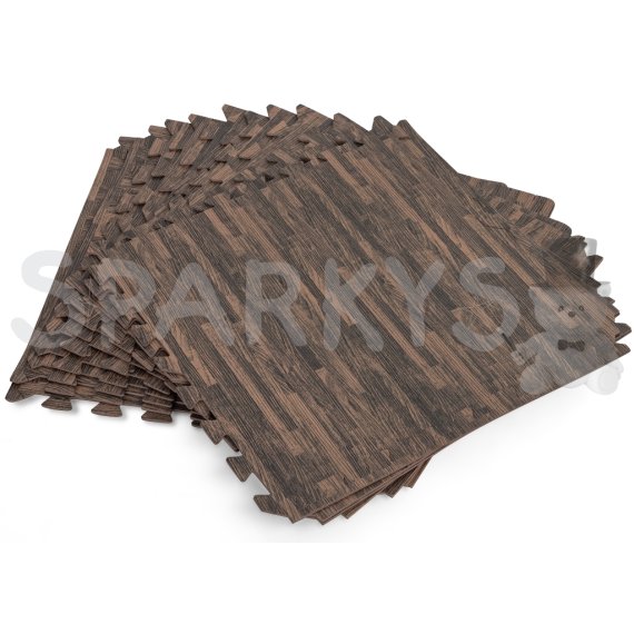 BESTWAY 58712 - Ochranná podložka pod bazén 50 x 50 cm vzhled dřeva (palisandr)                    