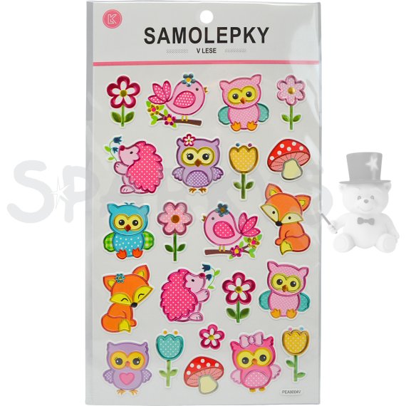 Samolepky - Zvířátka z lesa                    