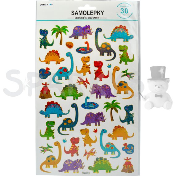 Samolepky - Dinosauři 30 ks                    
