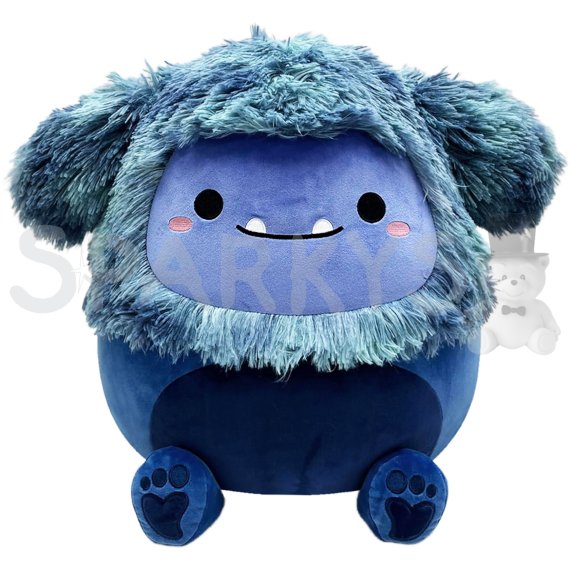Squishmallow - Original 40 cm tmavě modrý Bigfoot                    