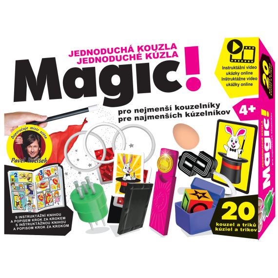 Škola kouzel - Super snadná magie 20 triků                    