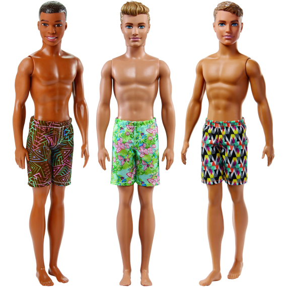 Barbie Ken v plavkách - více druhů                    