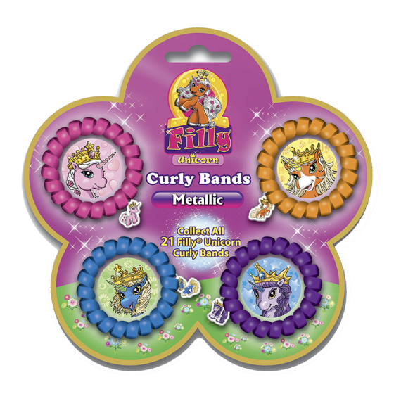 EPEE Czech - Filly Unicorn Curly Band 4 pack                    