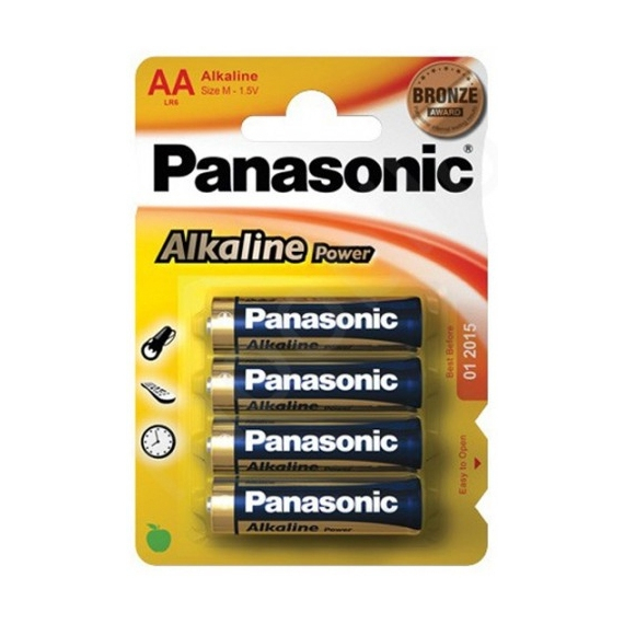 Panasonic - Alkalická tužková baterie AA 4ks                    