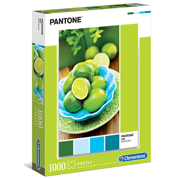 Clementoni - Puzzle Pantone 1000 Limeta                    
