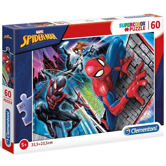 Clementoni - Puzzle Supercolor 60 Spiderman                    