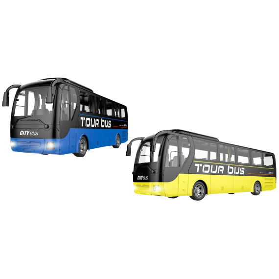SPARKYS - R/C Autobus Tour Bus modrý/žlutý                    