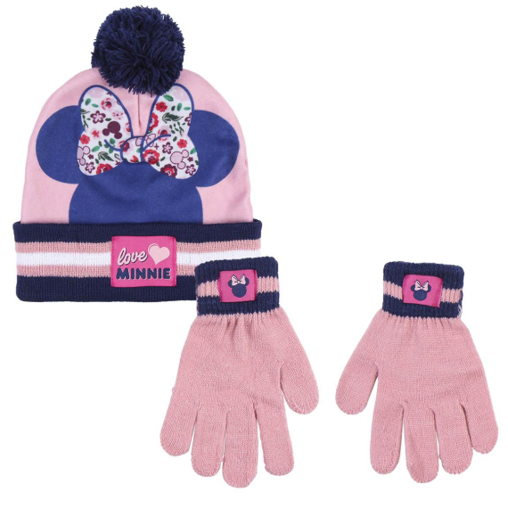 Cerdá - Sada čepice + rukavice Minnie                    