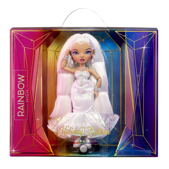 Rainbow High Sběratelská panenka – sváteční edice Roxie Grand                    