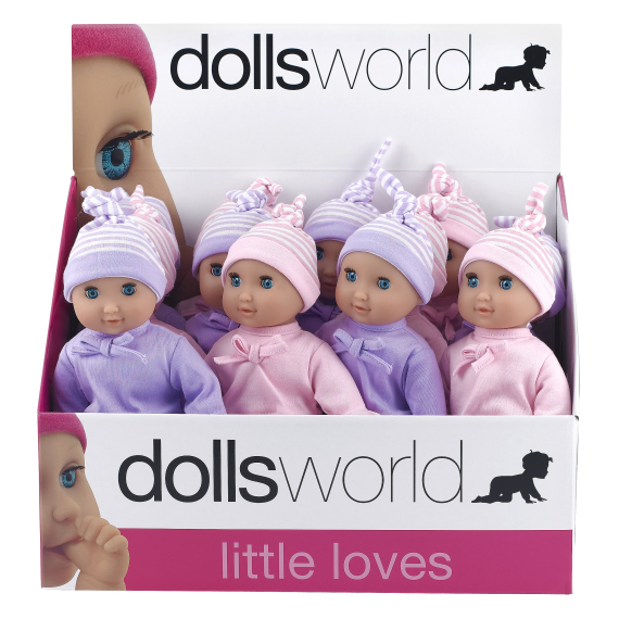 Dolls World - Molly spící panenka 25 cm - více druhů                    