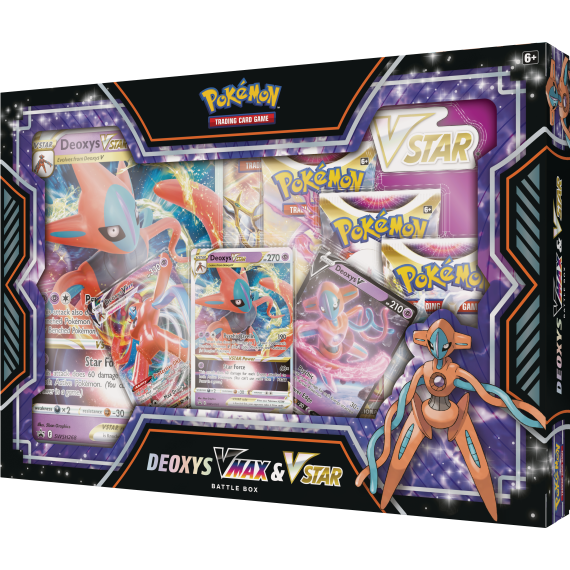 Pokémon TCG: Battle Box - Deoxys / Zeraora VMAX &amp; VSTAR                    