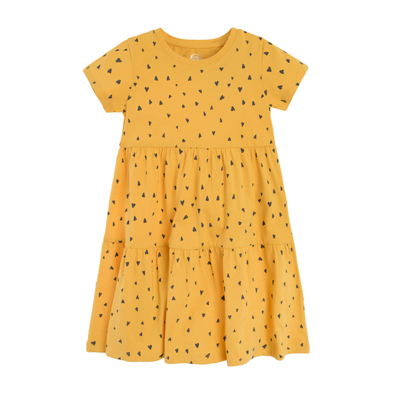 COOL CLUB - Dívčí šaty krátký rukáv 104                    