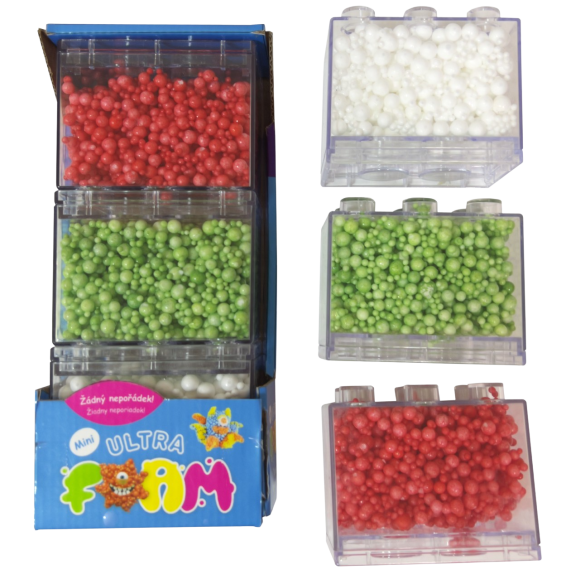 Ultra Foam 3 pack mix (zelená, červená, bílá)                    
