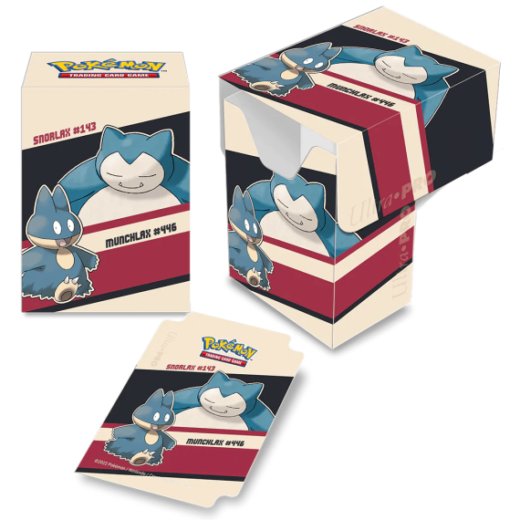Pokémon UP: GS Snorlax Munchlax - Deck Box krabička na 75 karet                    
