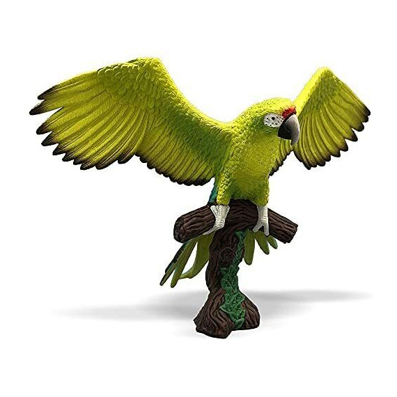 Bullyland - Velký zelený papoušek                    