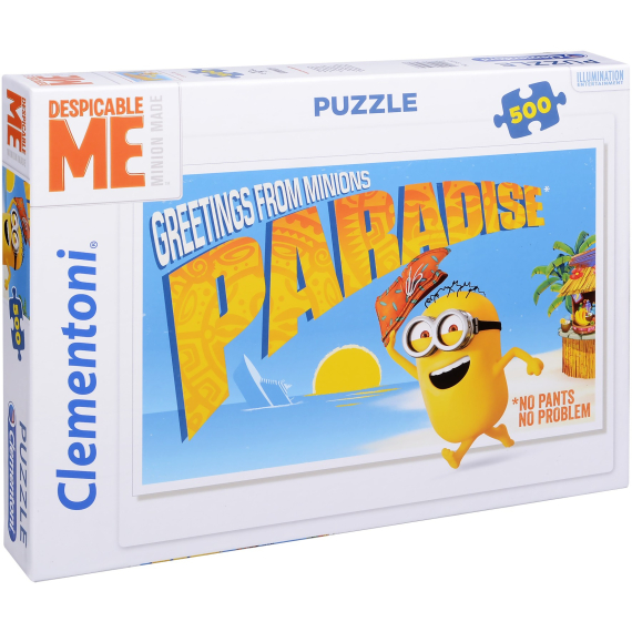 Clementoni - Puzzle 500 Mimoň v ráji                    