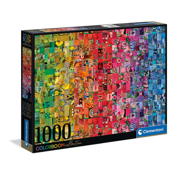 Clementoni - Puzzle 1000 ColorBoom: Collage                    