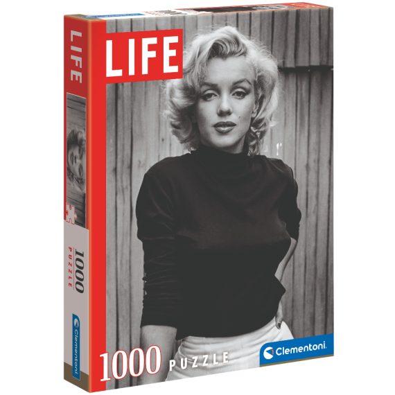 Clementoni - Puzzle 1000 LIFE: Marilyn Monroe                    