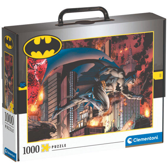 Clementoni - Puzzle 1000 v kufříku Batman                    