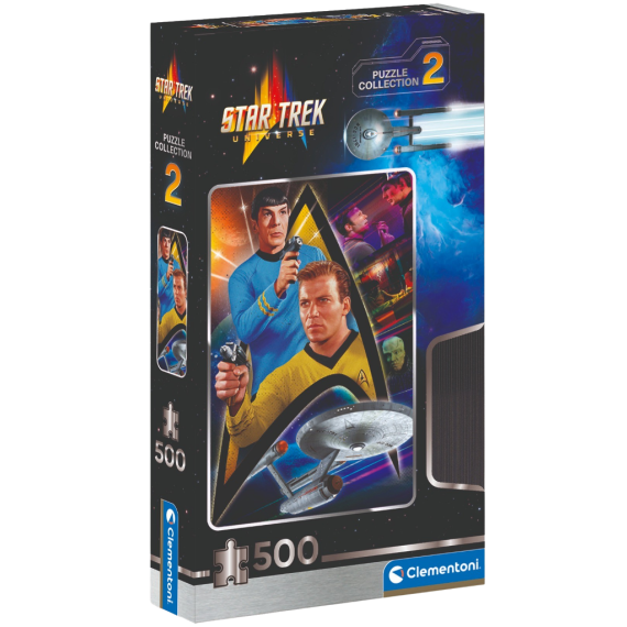 Clementoni - Puzzle 500 Star Trek: Kirk a Spock                    