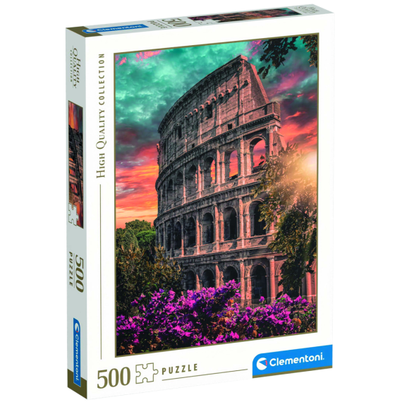Clementoni - Puzzle 500 Koloseum                    