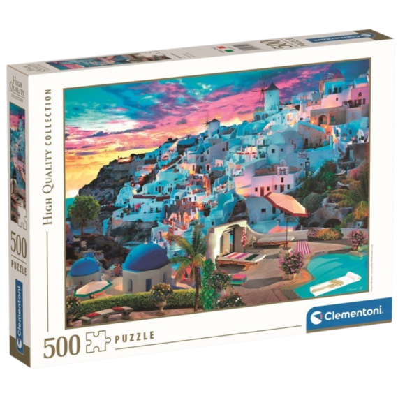 Clementoni - Puzzle 500 Řecko                    