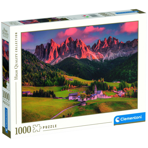 Clementoni - Puzzle 1000 Kouzelné Dolomity                    