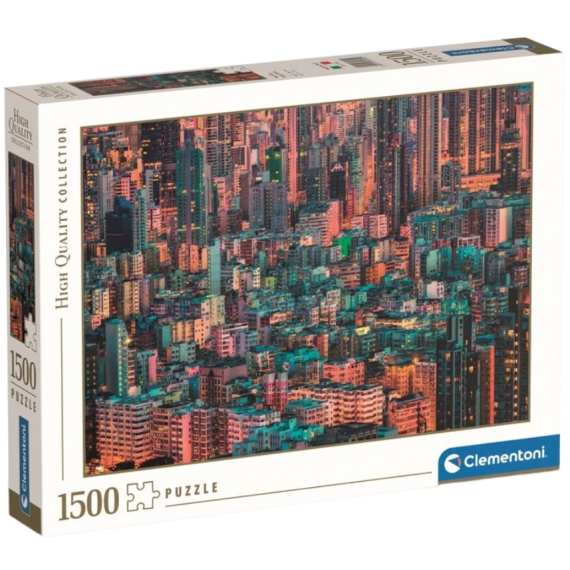 Clementoni - Puzzle 1500 The Hive, Hong Kong                    